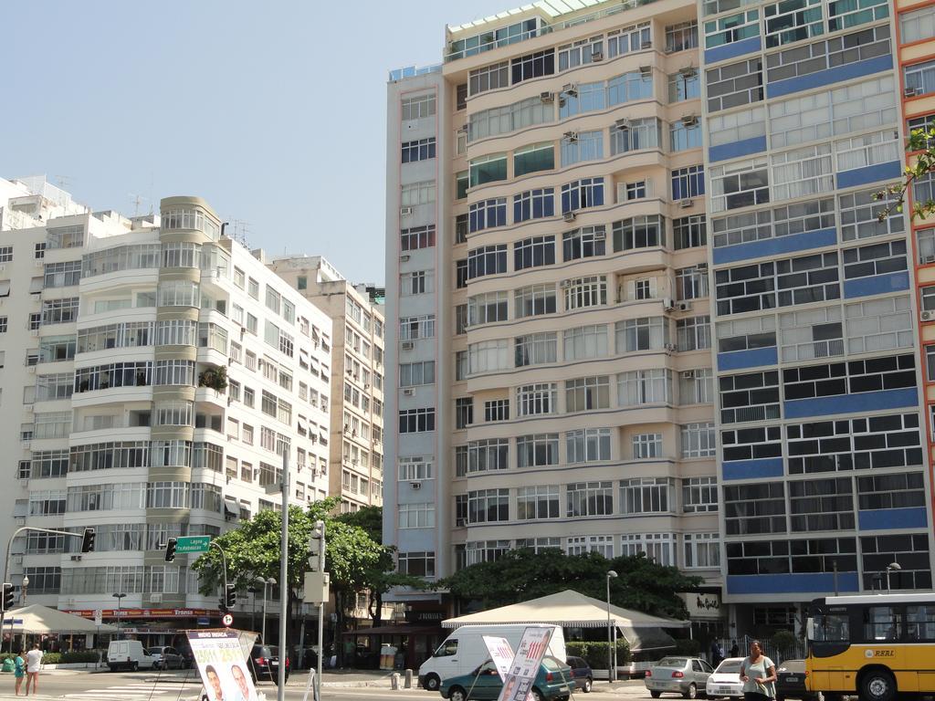 Oceanfront Copacabana Apartment Rio de Janeiro Bagian luar foto