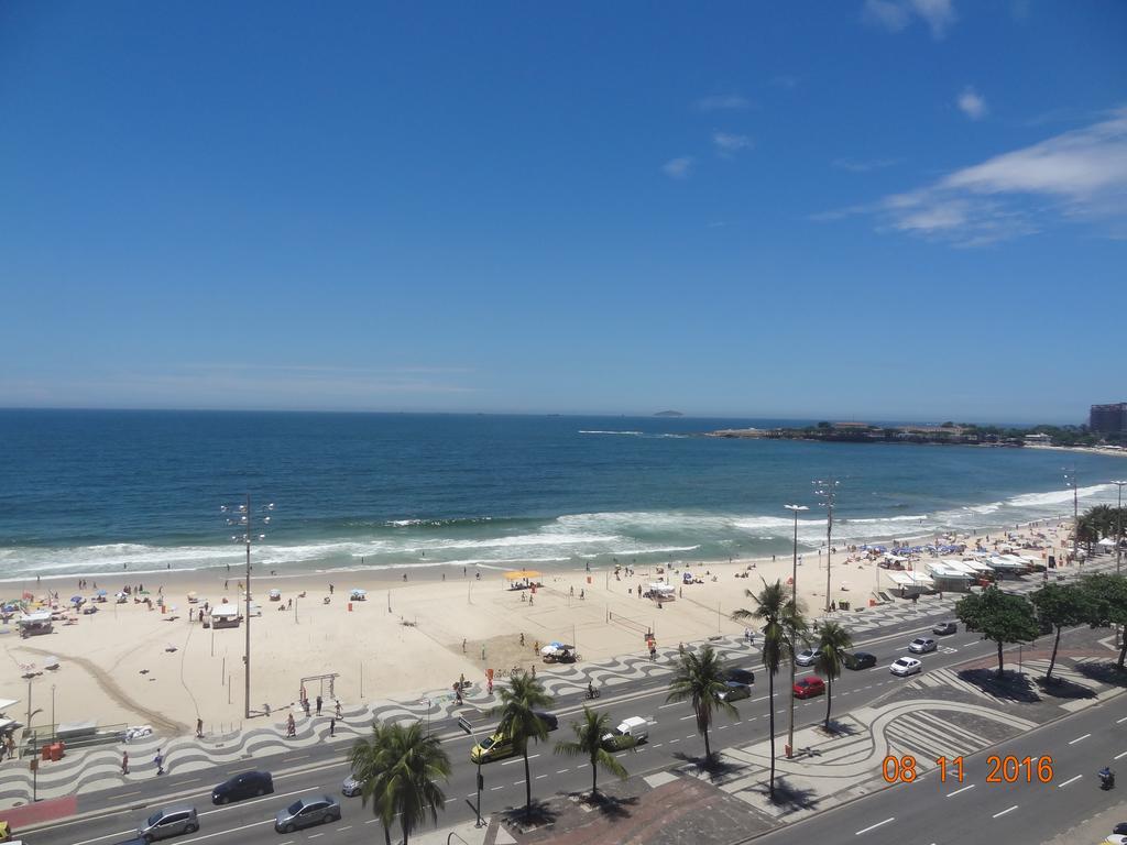 Oceanfront Copacabana Apartment Rio de Janeiro Bagian luar foto